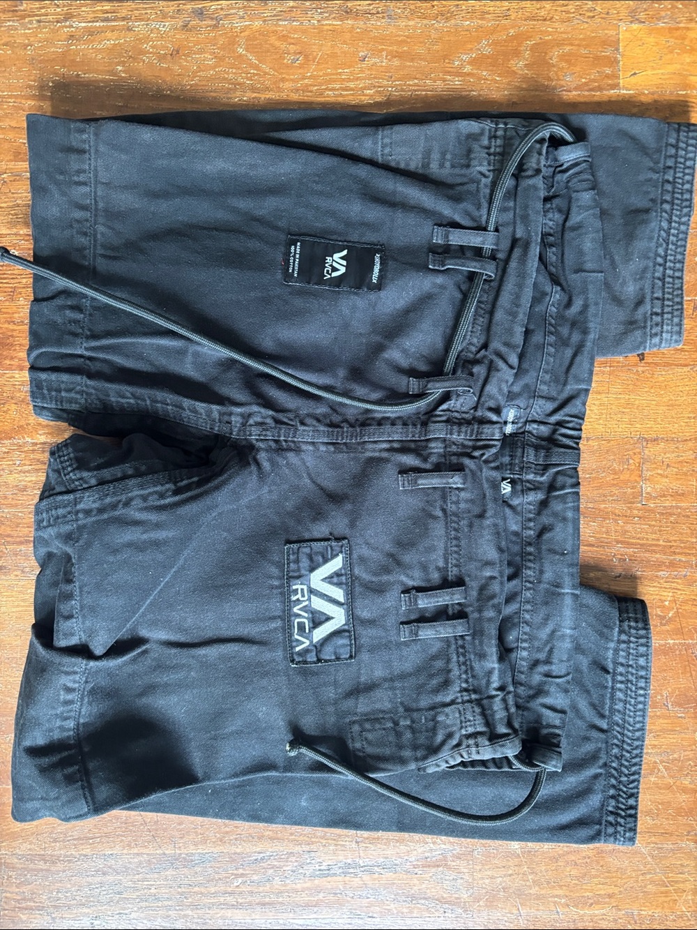 Shoyoroll x RVCA Black Brazilian Jiu-Jitsu Gi with Logo Patches size A2 - Picture 6 of 7